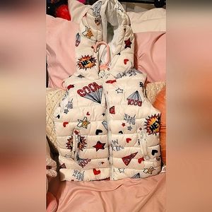 Zara Girls size 6/7 hooded puffy vest